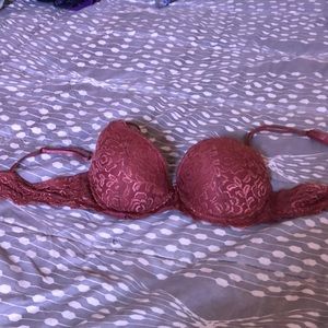 A rust colored bra.